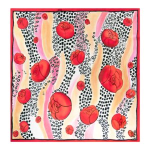 Apaszka jedwabna Mozaika słoneczna Silkadore to wyjątkowy i oryginalny prezent